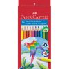 Карандаши цветные Faber-Castell D75, 12 цв., трёхгранные 